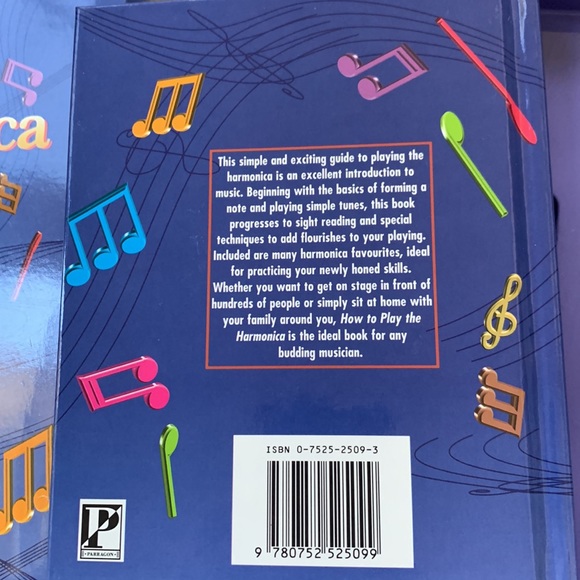 Red Diatonic Harmonica & How to Play The Harmonica Book Ian Kearney Boxed Set - Picture 4 of 7